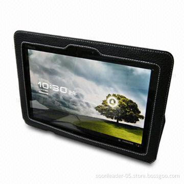 Leather Folio Case with Microfiber interior, Suitable for Asus Transformers Prime TF201